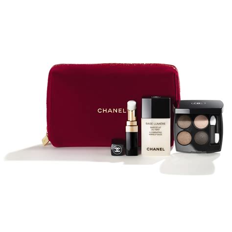 makeup set chanel|chanel gift set with pouch.